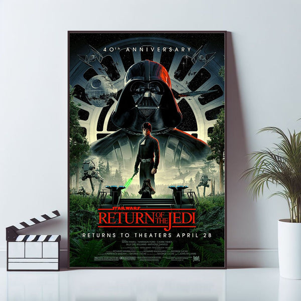 1983 Star Wars Movie Poster, Wall Art Prints, Canvas Material Gift, High quality Canvas art print, Home Decor, Keepsake 1656493226