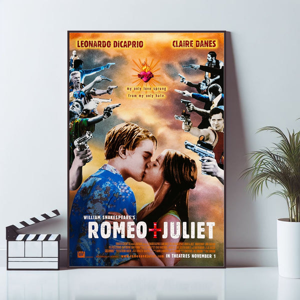 1996 Romeo And Juliet Movie Poster, Art Poster, Wall Art Prints, Canvas Material Gift, High quality Canvas print, Home Decor, Keepsake 1691250548