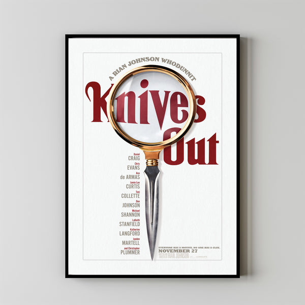 1Knives Movie Poster Art Print Movie Posters Gift for Movie lovers