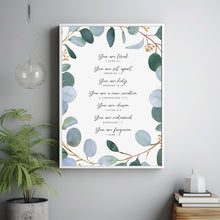 1 Peter 2:9 'You Are A Chosen People' Bible Verse Wall Art - Inspirational Scripture Decor for Spiritual Empowerment