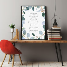 1 Peter 2:9 'You Are A Chosen People' Bible Verse Wall Art - Inspirational Scripture Decor for Spiritual Empowerment
