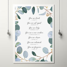 1 Peter 2:9 'You Are A Chosen People' Bible Verse Wall Art - Inspirational Scripture Decor for Spiritual Empowerment