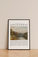 1 Corinthians 134-8 Love is Patient Love is Kind Canvas Wall Art Poster Vintage Bible Quote Print Christian Living Room Home Decor Framed 1712560549