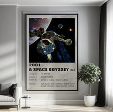 2001 A Space Odyssey (1968) Movie Poster Canvas Poster Minimalist Poster Art Print Gifts for Lover Mural Painting 1749607972