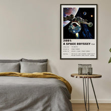 2001 A Space Odyssey (1968) Movie Poster Canvas Poster Minimalist Poster Art Print Gifts for Lover Mural Painting 1749607972