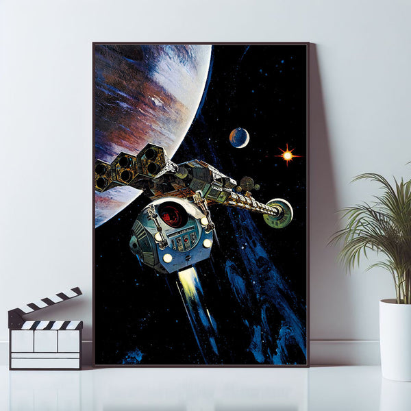 2001 A Space Odyssey, Movie Poster, Wall Art Prints, Art Poster, Canvas Material Gift, Keepsake, Home Decor, Live Room Wall Art 1597947475
