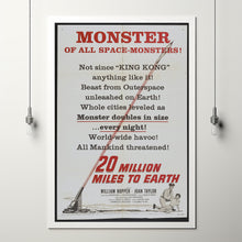 20 Million Miles to Earth (1957) Movie Poster Gift, Home Decor, Live Room Wall Art DS03