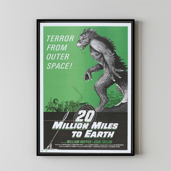 20 Million Miles to Earth (1957) Movie Poster,Home Decor, Live Room Wall Art DS11