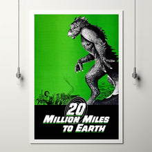 20 Million Miles to Earth (1957) Movie Poster, Home Decor, Live Room Wall Art DS05