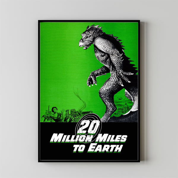 20 Million Miles to Earth (1957) Movie Poster, Home Decor, Live Room Wall Art DS05