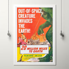 20 Million Miles to Earth (1957) Movie Poster, Home Decor, Live Room Wall Art DS08