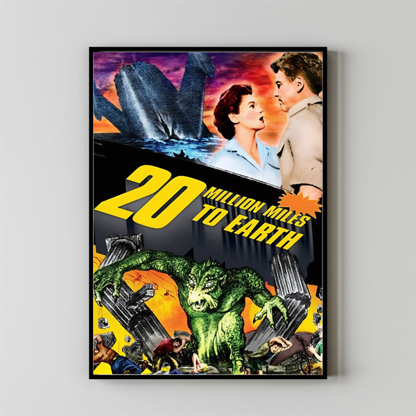 20 Million Miles to Earth (1957) Movie Poster, Home Decor, Live Room Wall Art DS09