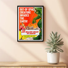 20 Million Miles to Earth (1957) Movie Poster, Home Decor, Live Room Wall Art DS12