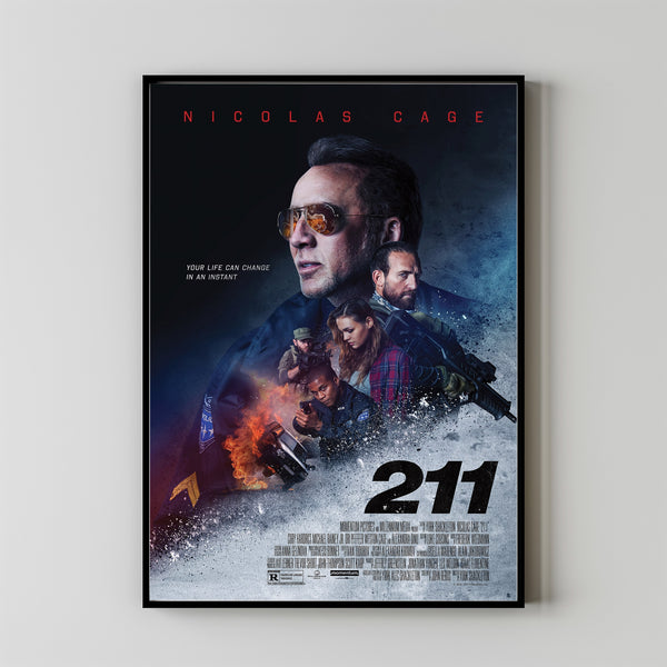 211 (2018) Movie Poster, Home Decor, Live Room Wall Art DS04