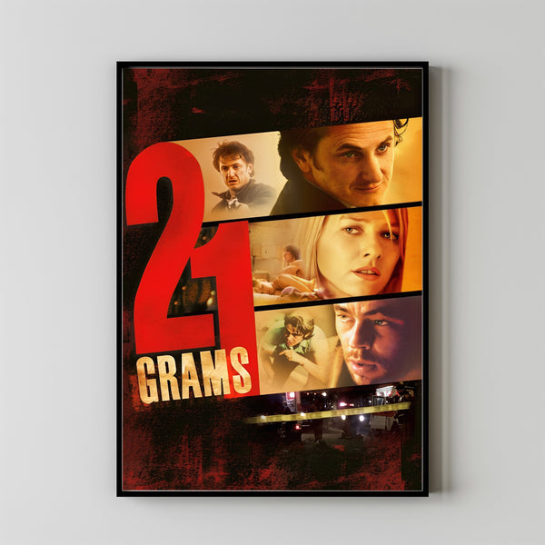 21 Grams (2003) Movie Poster, Home Decor, Live Room Wall Art DS05