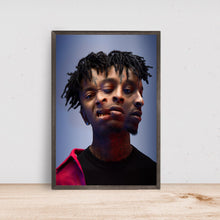 21 Savage Poster - Room Decor Wall Art - Canvas Fabric Print - Poster Gift 1540731967
