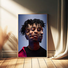 21 Savage Poster - Room Decor Wall Art - Canvas Fabric Print - Poster Gift 1540731967