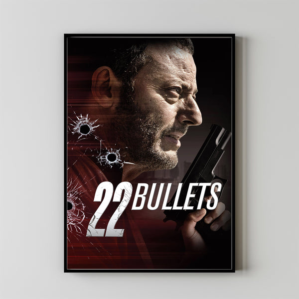 22 Bullets (2010) Movie Poster, Home Decor, Live Room Wall Art DS02