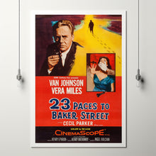 23 Paces to Baker Street (1956) Movie Poster, Home Decor, Live Room Wall Art DS02