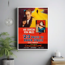 23 Paces to Baker Street (1956) Movie Poster, Home Decor, Live Room Wall Art DS02