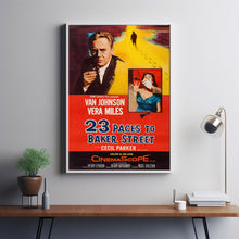 23 Paces to Baker Street (1956) Movie Poster, Home Decor, Live Room Wall Art DS02
