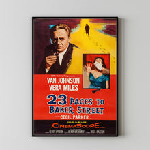 23 Paces to Baker Street (1956) Movie Poster, Home Decor, Live Room Wall Art DS02