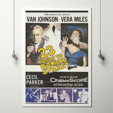 23 Paces to Baker Street (1956) Movie Poster, Home Decor, Live Room Wall Art DS05
