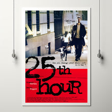 25th Hour (2002) Movie Poster, Home Decor, Live Room Wall Art DS08