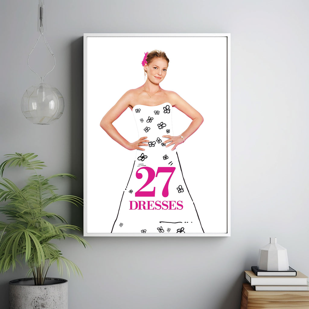 27 Dresses 2008 Movie Poster Home Decor Live Room Wall Art DS05 mythicwall