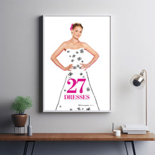 27 Dresses (2008) Movie Poster, Home Decor, Live Room Wall Art DS05