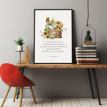 2 Corinthians 910 Fall Bible Verse Poster Wall Art, Autumn Scripture Poster Art Print, Christian Thanksgiving Decoration