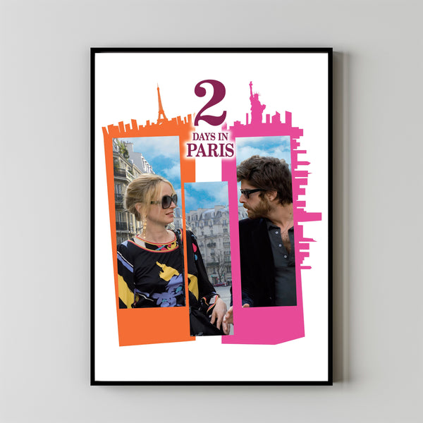 2 Days in Paris (2007) Movie Poster, Canvas Material Gift, Home Decor, Live Room Wall Art