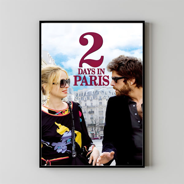 2 Days in Paris (2007) Movie Poster, Canvas Material Gift, Home Decor, Live Room Wall Art DS02