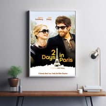 2 Days in Paris (2007) Movie Poster, Canvas Material Gift, Home Decor, Live Room Wall Art DS04