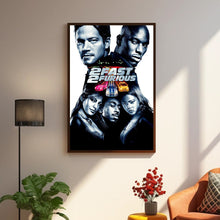 2 Fast 2 Furious Movie Poster, Fast and the Furious (2001) Classic Vintage Movie Poster,  Paul Walker Classic Canvas Cloth Poster 1619179666