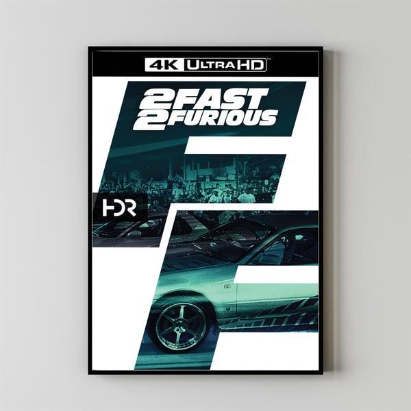 2 Fast 2 Furious (2003) Movie Poster, Canvas Material Gift, Home Decor, Live Room Wall Art DS09