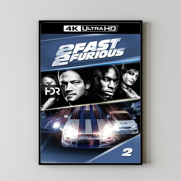 2 Fast 2 Furious (2003) Movie Poster, Canvas Material Gift, Home Decor, Live Room Wall Art DS15