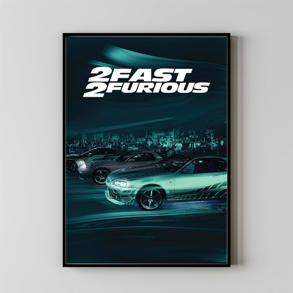 2 Fast 2 Furious (2003) Movie Poster, Canvas Material Gift, Home Decor, Live Room Wall Art DS22