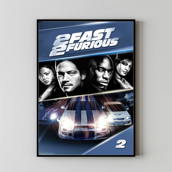 2 Fast 2 Furious (2003) Movie Poster, Canvas Material Gift, Home Decor, Live Room Wall Art DS28