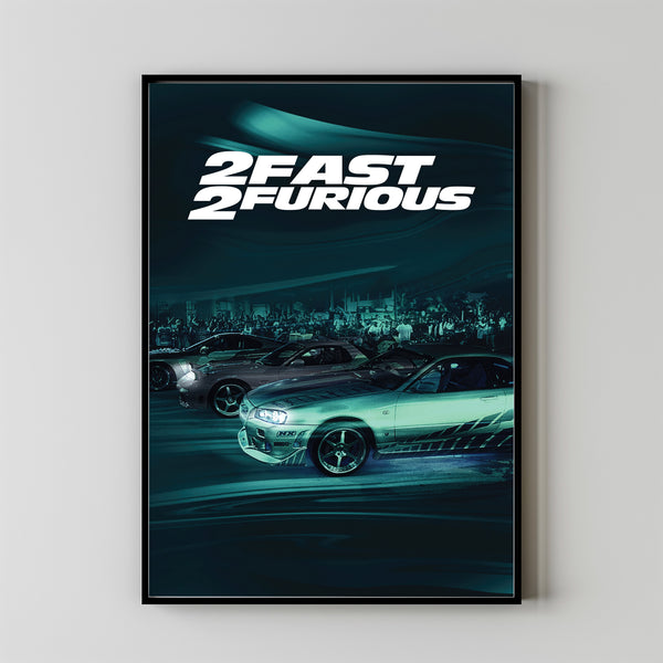 2 Fast 2 Furious (2003) Movie Poster, Canvas Material Gift, Home Decor, Live Room Wall Art DS31