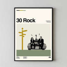 30 Rock Movie Poster, 30 Rock Movie, 30 Rock Film, Classic Movie Poster, Retro Movie posters, Minimal Movie Art, Modern Vintage, Move Gifts