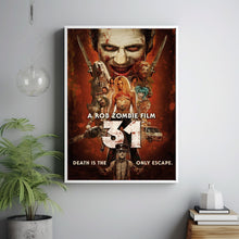 31 (2016) Movie Poster, Home Decor, Live Room Wall Art DS04