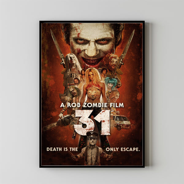 31 (2016) Movie Poster, Home Decor, Live Room Wall Art DS04