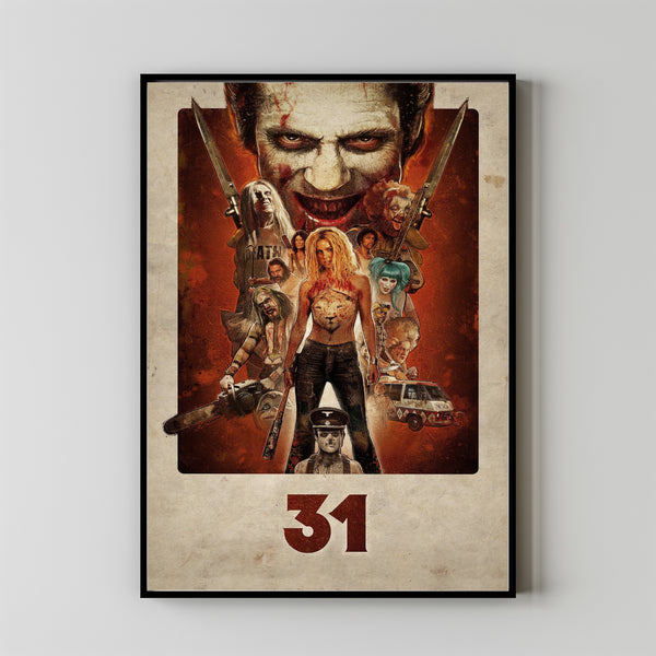 31 (2016) Movie Poster, Home Decor, Live Room Wall Art DS14