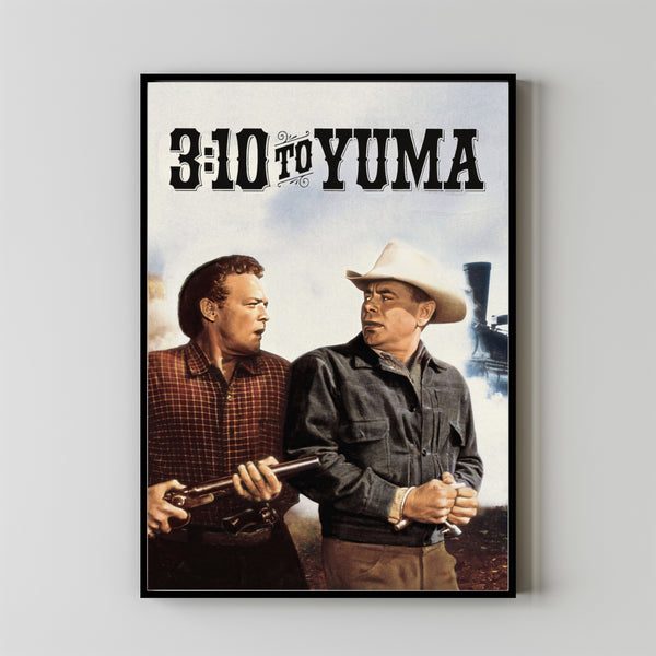 3 10 to Yuma (1957) Movie Poster, Canvas Material Gift, Home Decor, Live Room Wall Art DS14