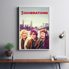 3 Generations (2016) Movie Poster, Canvas Material Gift, Home Decor, Live Room Wall Art