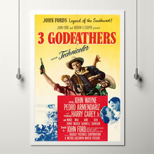 3 Godfathers (1948) Movie Poster, Canvas Material Gift, Home Decor, Live Room Wall Art DS06