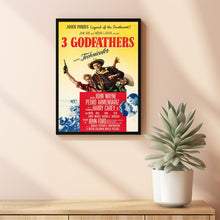 3 Godfathers (1948) Movie Poster, Canvas Material Gift, Home Decor, Live Room Wall Art DS06