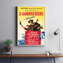 3 Godfathers (1948) Movie Poster, Canvas Material Gift, Home Decor, Live Room Wall Art DS06