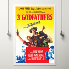 3 Godfathers (1948) Movie Poster, Canvas Material Gift, Home Decor, Live Room Wall Art DS08
